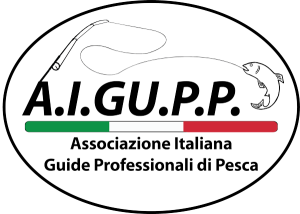 Logo ufficiale associazione italiana guide pesca professionali Stefano Adami